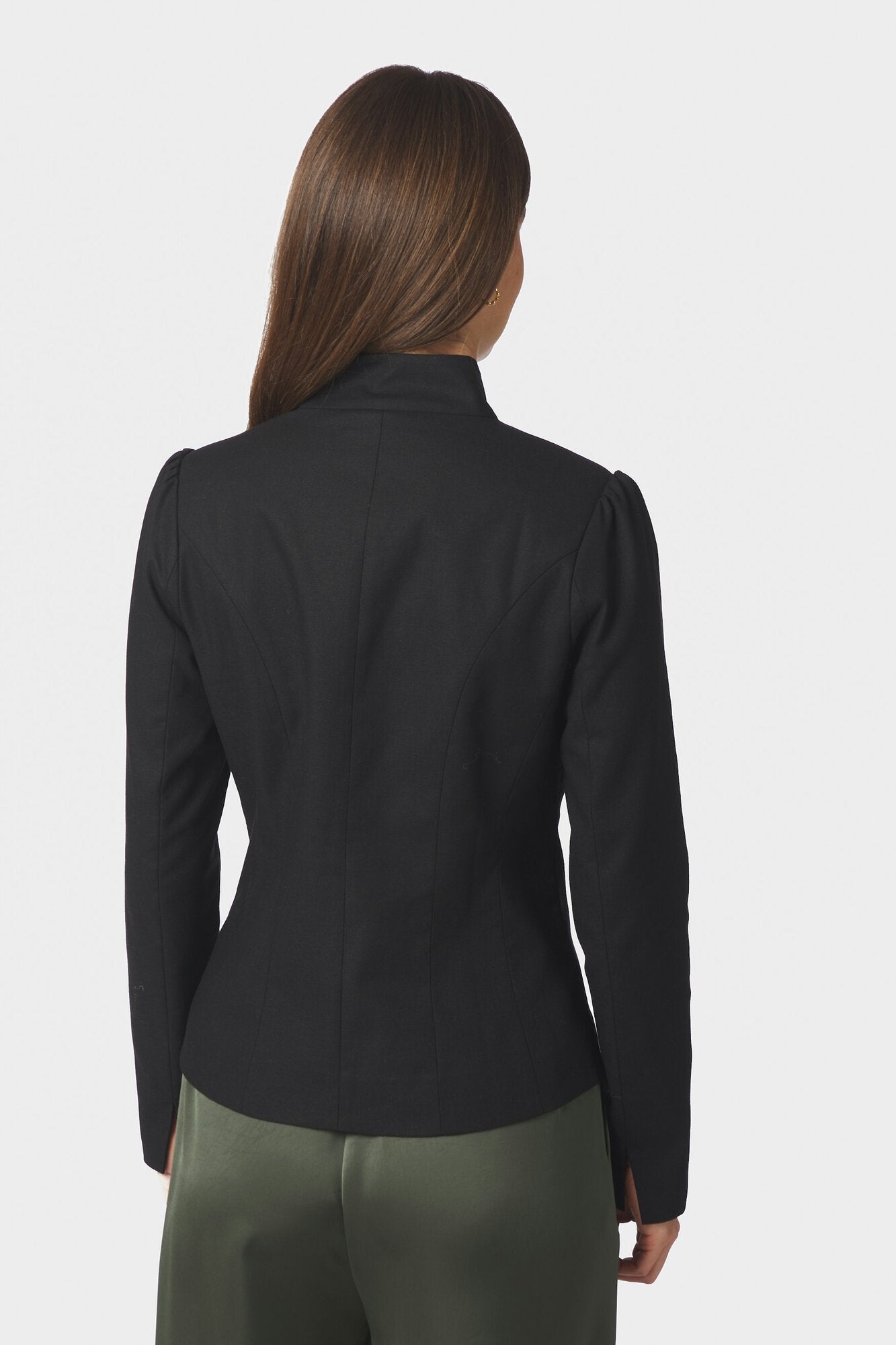 Ardena figursyet hørblazer – sort